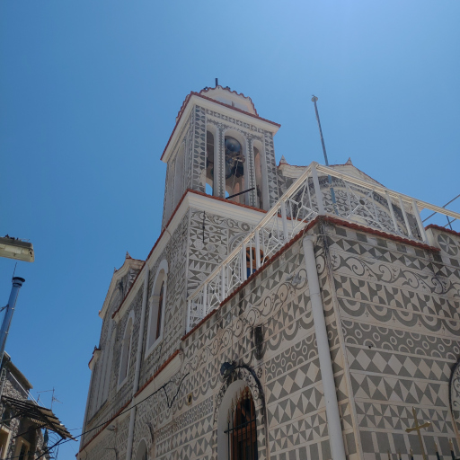 Church of the Assumption of the Virgin in Pyrgi, Chios Island, Greece