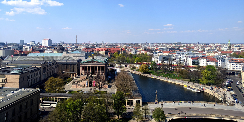 Rooftop view over Berliner Dom, Berlin, Germany